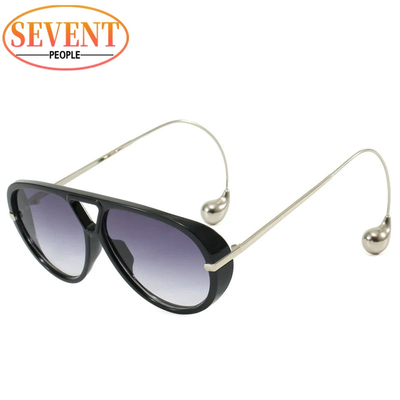 Royale Shield – Oversized Vintage Punk Pilot Shades