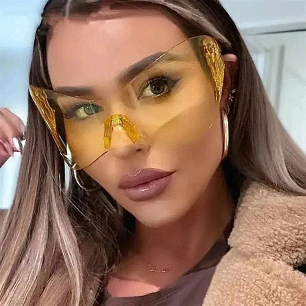Royale Edge – Frameless Butterfly Y2K Tech Shades