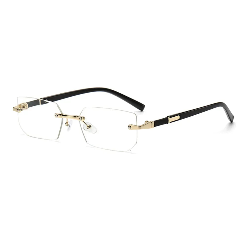 Cyber-Luxe Rimless - Modern Square Shades