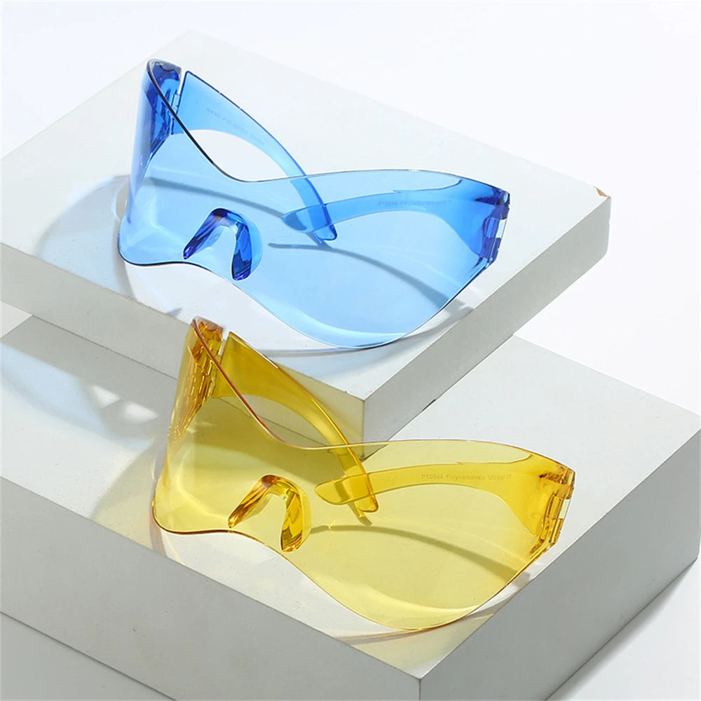 Royale Edge – Frameless Butterfly Y2K Tech Shades