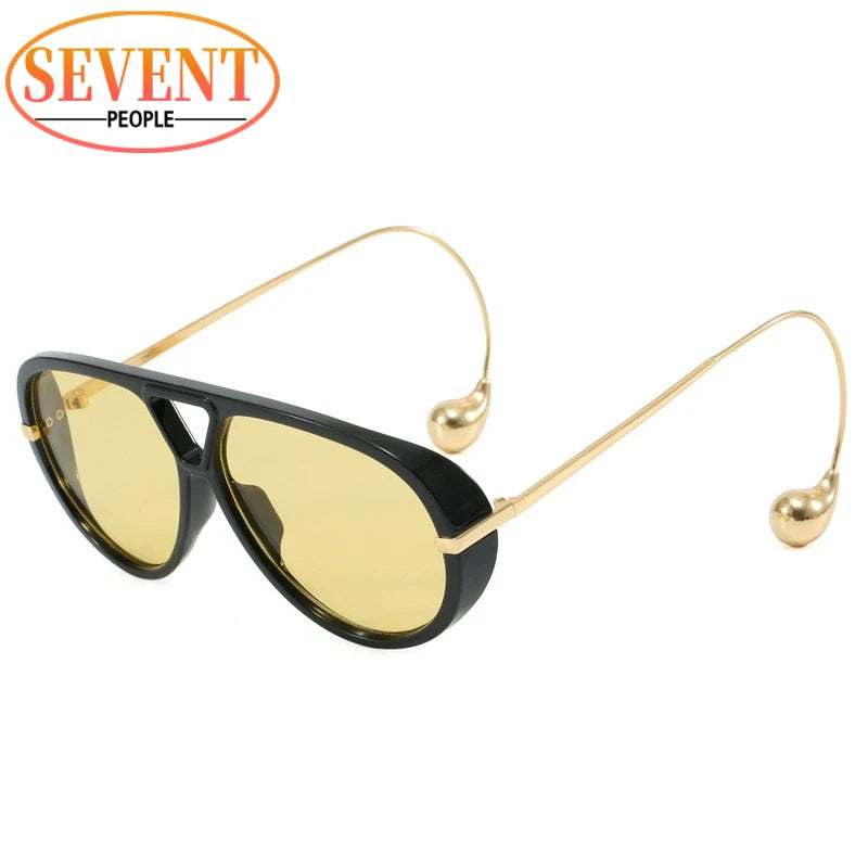 Royale Shield – Oversized Vintage Punk Pilot Shades