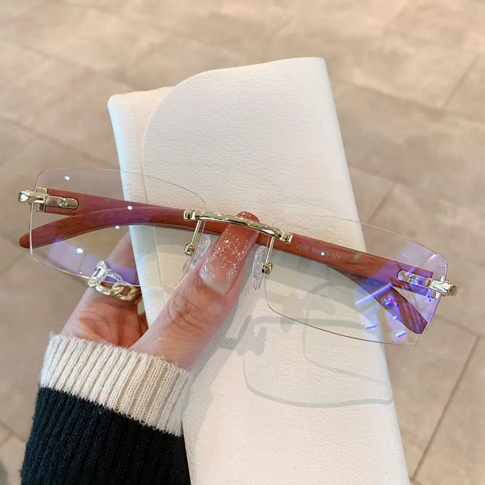 Royale Azure – Gradient Rimless Punk Shades