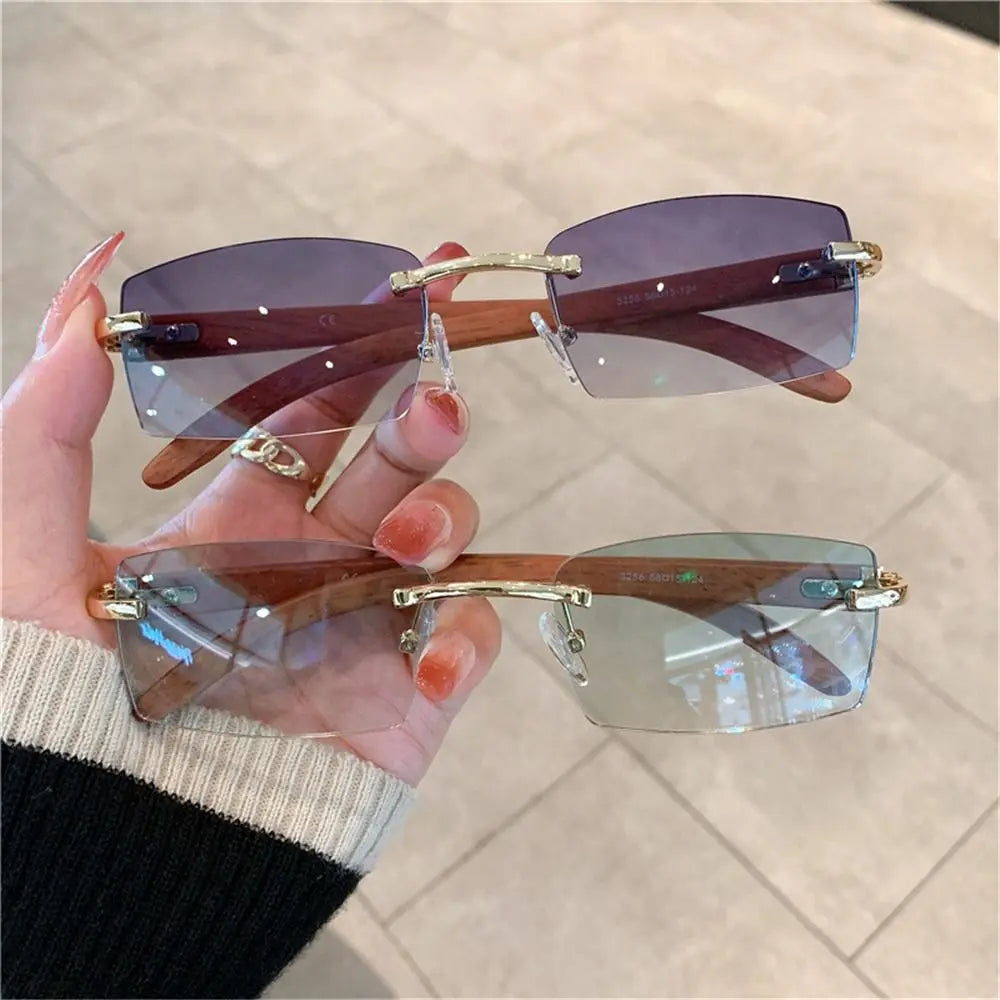 Royale Azure – Gradient Rimless Punk Shades