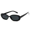 "Retro Oval Aesthetics - Y2K Vintage Sunglasses"