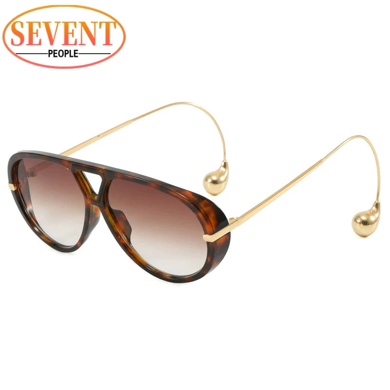 Royale Shield – Oversized Vintage Punk Pilot Shades