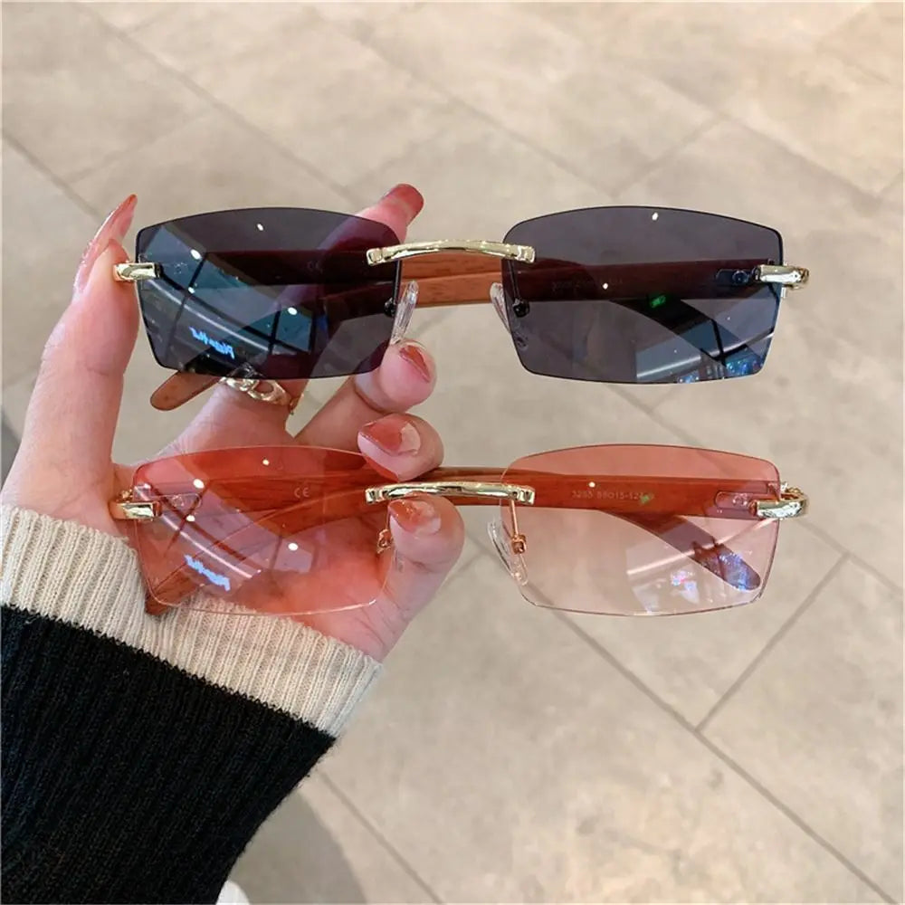 Royale Azure – Gradient Rimless Punk Shades