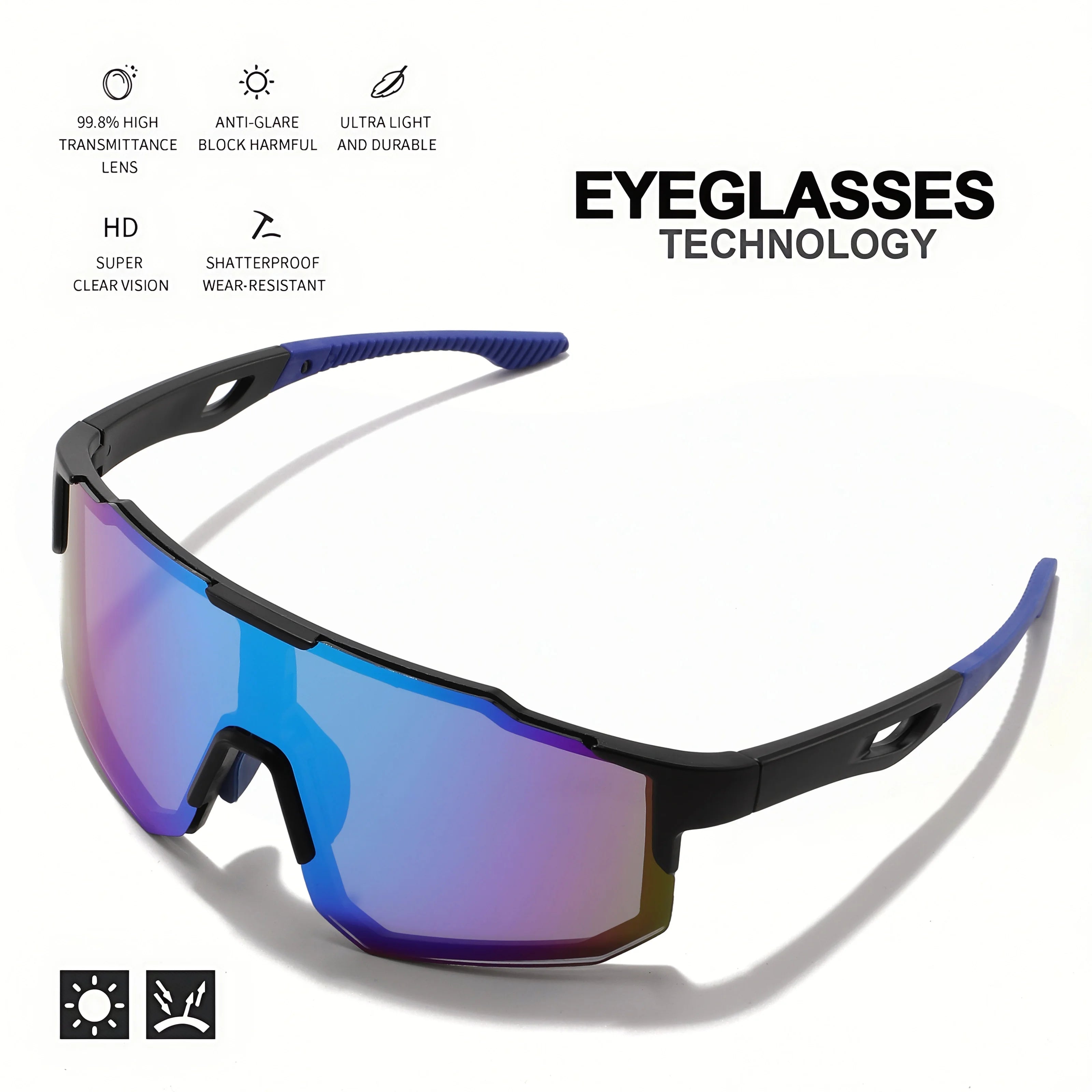 Royale Velocity – Oversized Wraparound Sport Shades