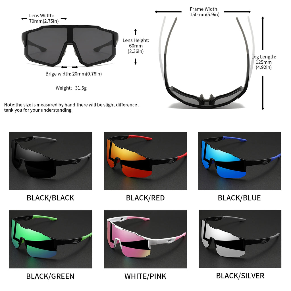 Royale Velocity – Oversized Wraparound Sport Shades