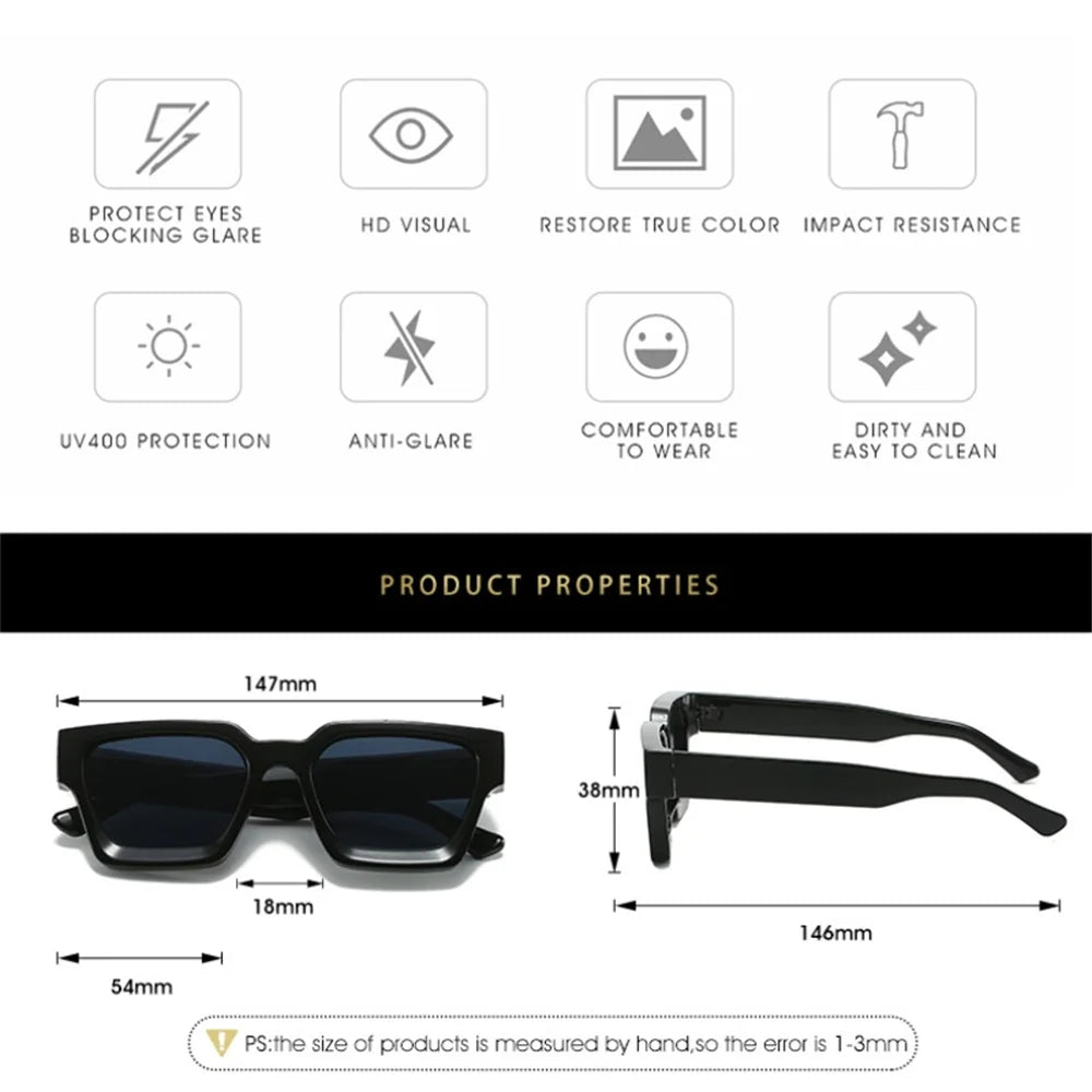Royale Square – Retro Luxury Brand Designer Shades 2026