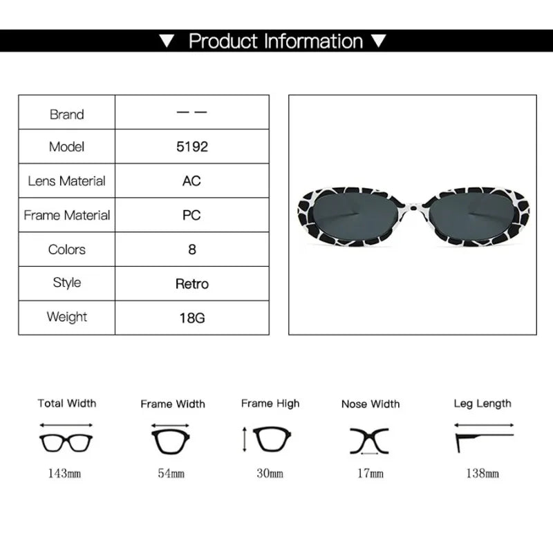"Retro Oval Aesthetics - Y2K Vintage Sunglasses"