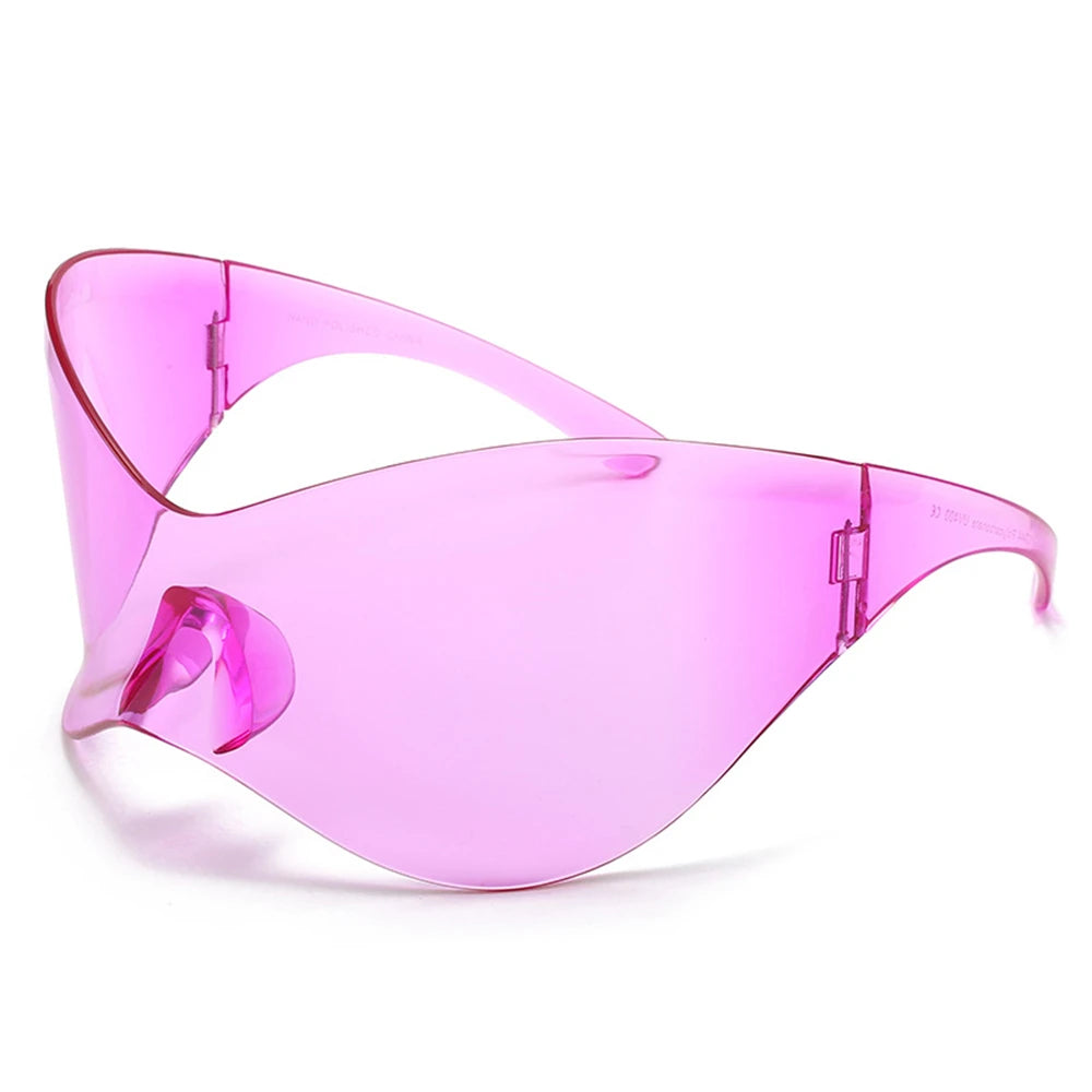 Royale Edge – Frameless Butterfly Y2K Tech Shades