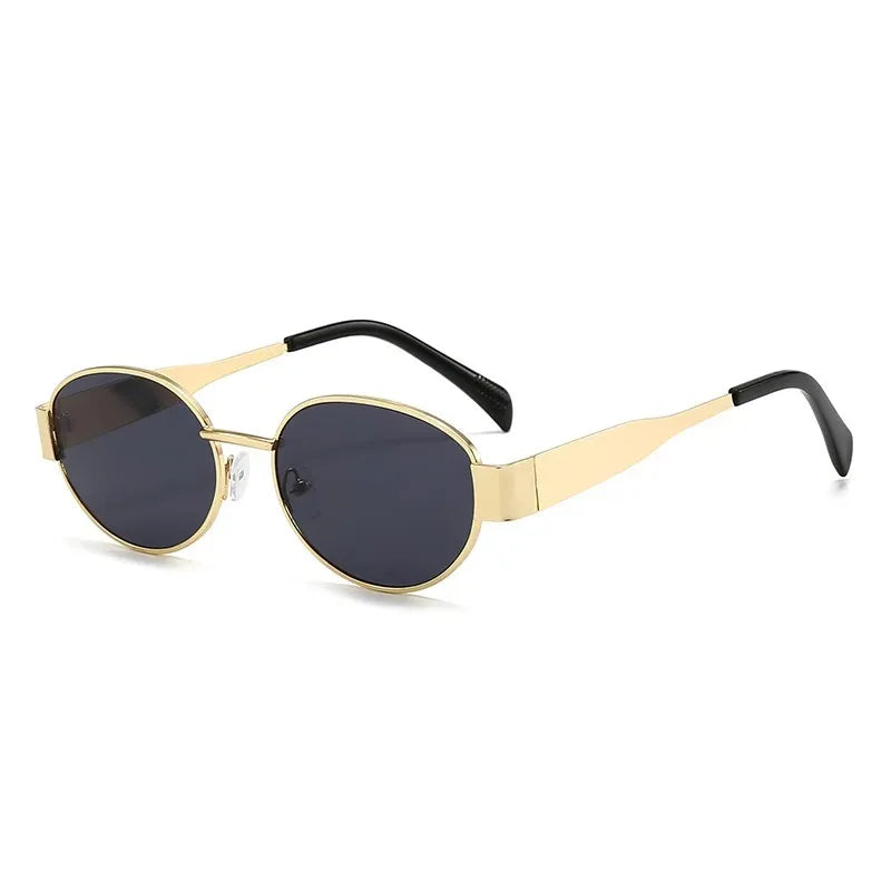 Royale Classic – Vintage Oval Gold-Frame Shades